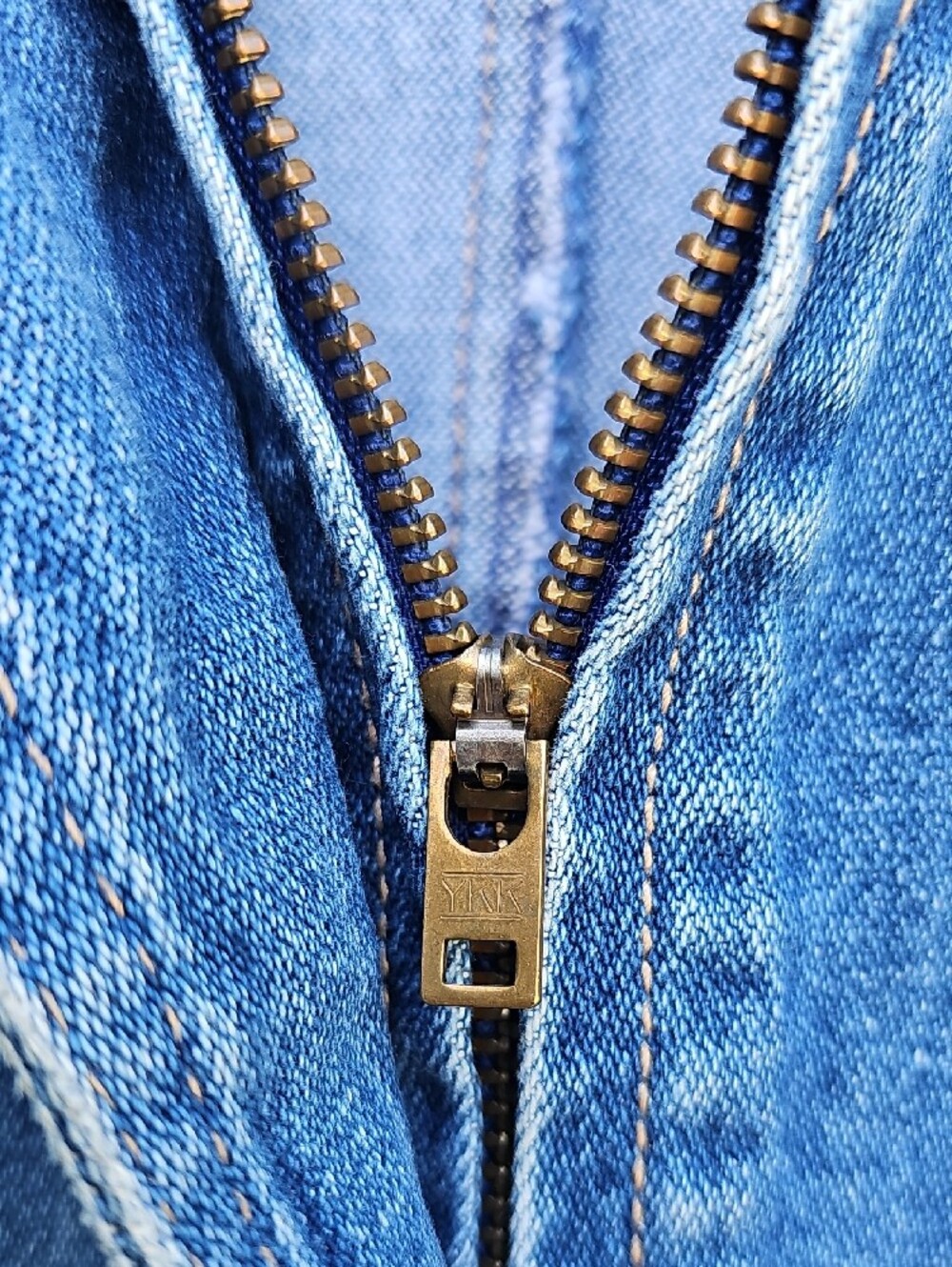 Vintage Esprit Mid-Blue Denim Trench Coat - Picture 3 of 10